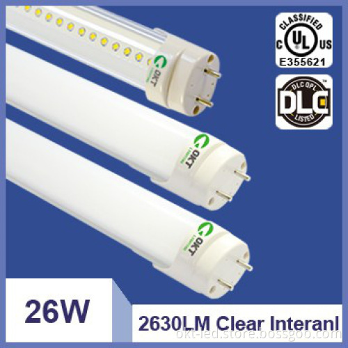 Factory direct supply smd led tube light t8 26w 150cm ul listed